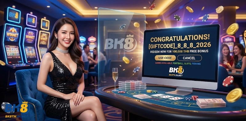 รวมประเภท รหัสโปรโมชั่น BK8