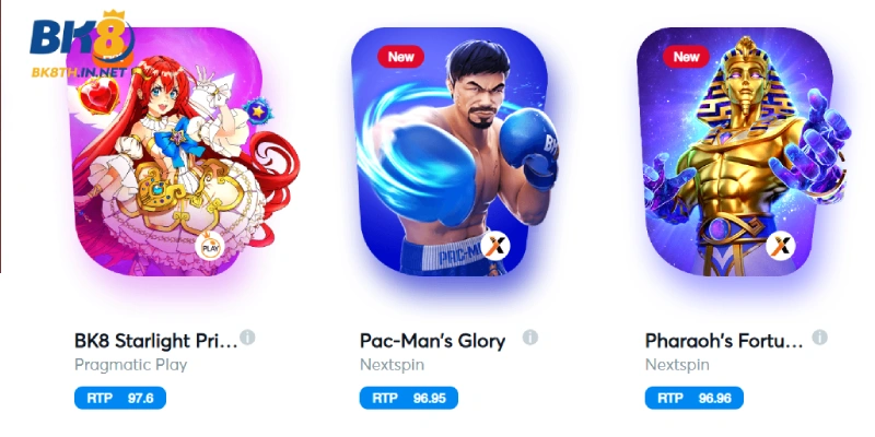  สล็อตออนไลน์และเกมยิงปลา bk8